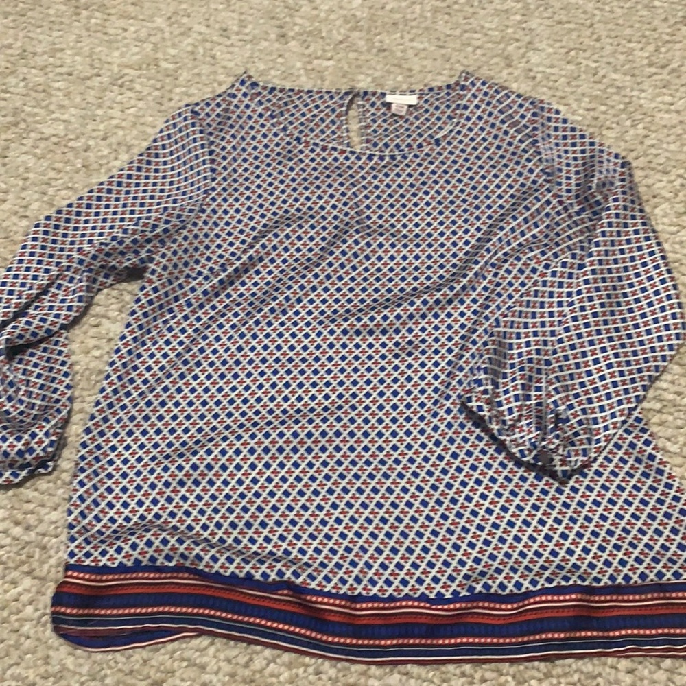 Pretty and silky blouse